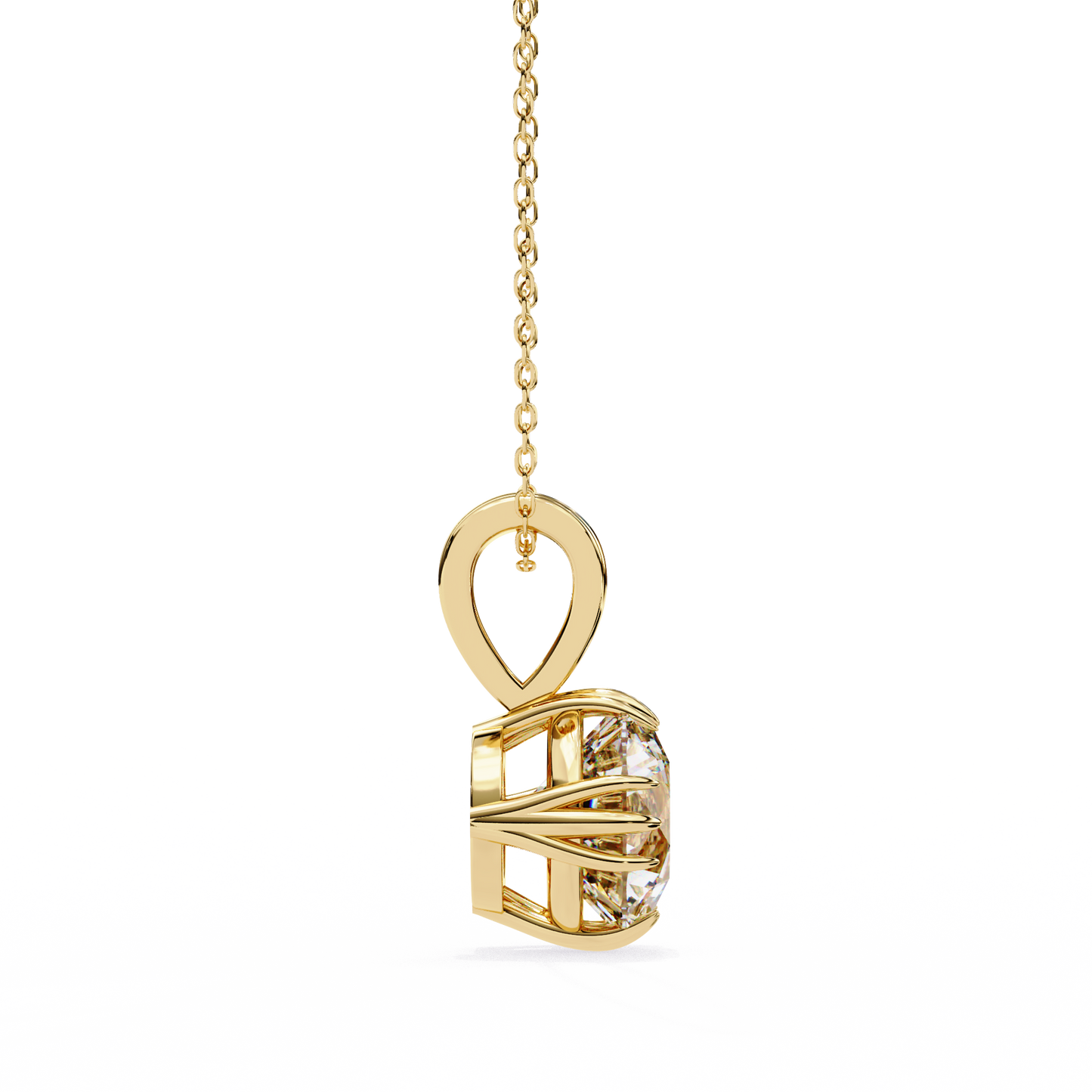 Zeromakin Aurelia Solitaire Pendant