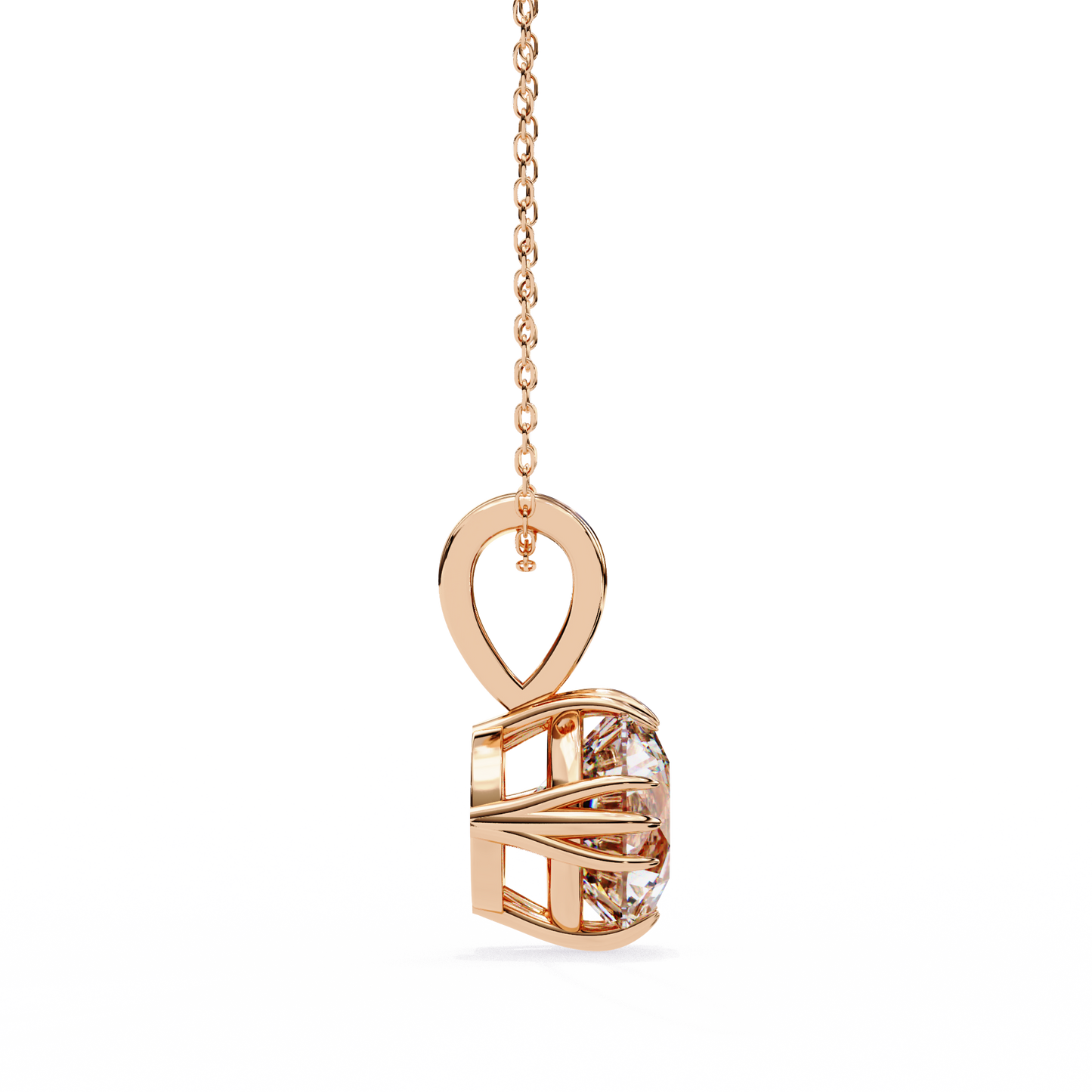 Zeromakin Aurelia Solitaire Pendant