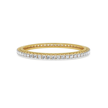 Solitaire runner bangle