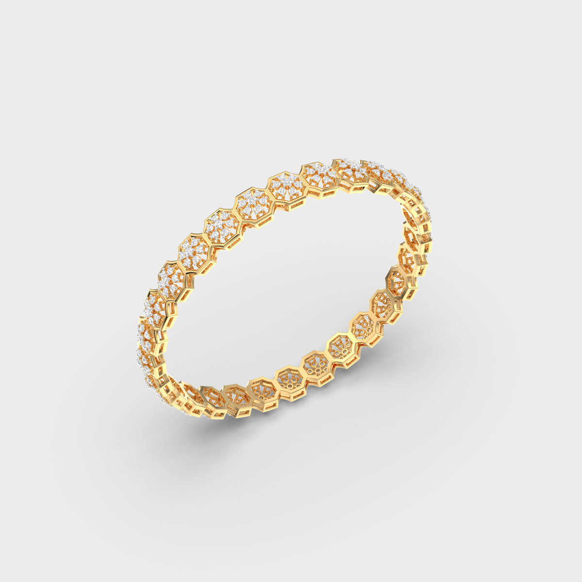 Octa Flower bangle