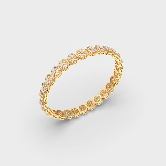 Octa Flower bangle