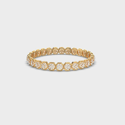 Octa Flower bangle