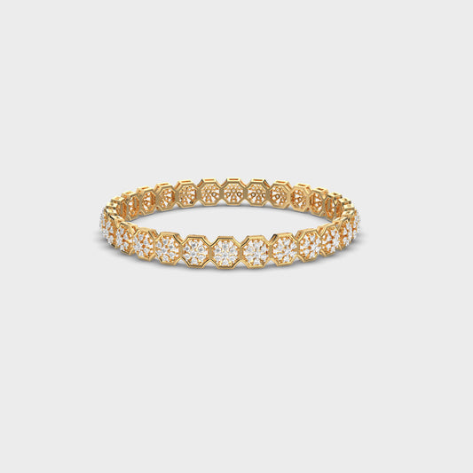 Octa Flower bangle