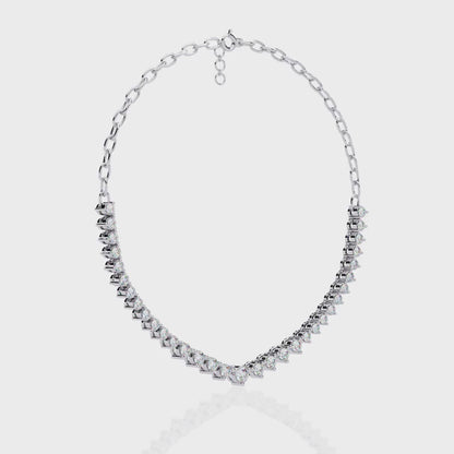 Celeste Halo Drop Necklace