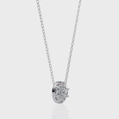Celestial Halo Diamond Pendant