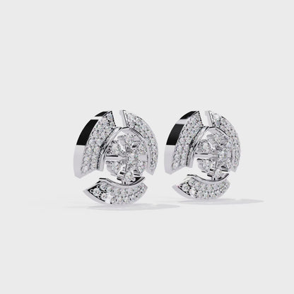 Zeromakin Astra Halo Stud Earrings