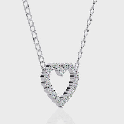 Amora Diamond Heart Pendant