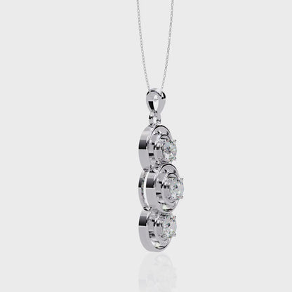 Trinity Circle Diamond Pendant