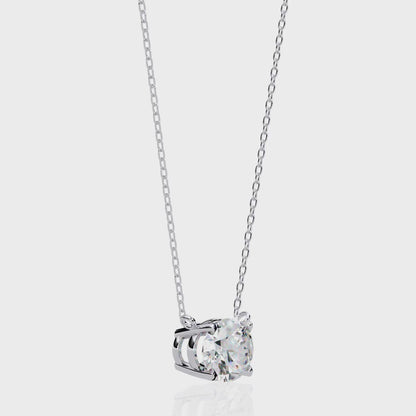 Aurelia Oval Solitaire Pendant