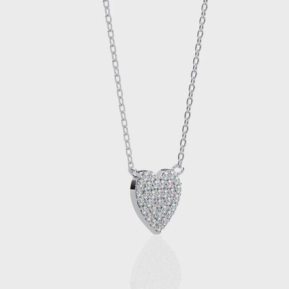Pavé Heart Diamond Pendant