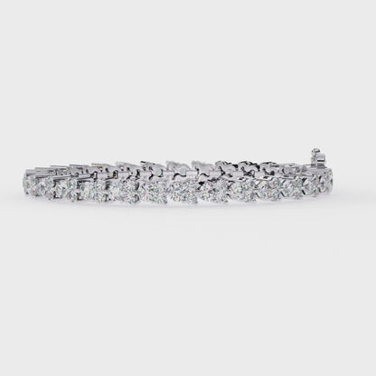 Classic Round Diamond Tennis Bracelet