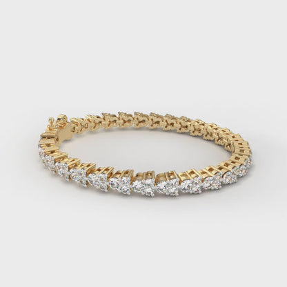 Classic Round Diamond Tennis Bracelet