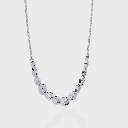 Eterna Twist Link Necklace