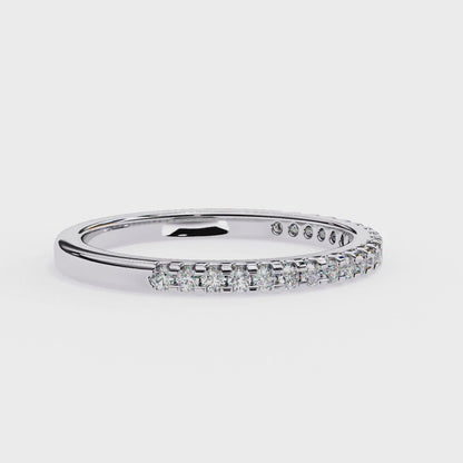 Classic Diamond Half Eternity Ring
