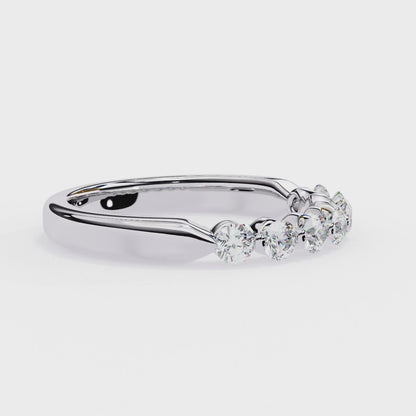 Half Eternity Diamond Band Ring