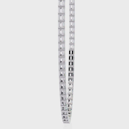 Echelon Baguette Diamond Tennis Necklace
