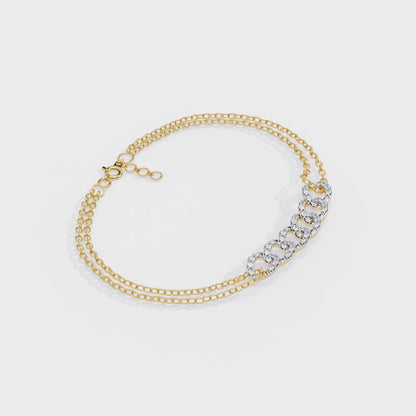 Pavé Cuban Link Chain Bracelet