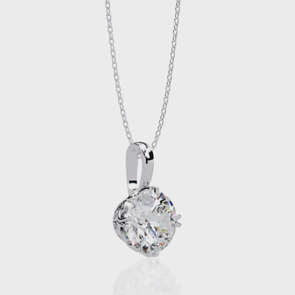 Aurelia Gold Solitaire Diamond Pendant