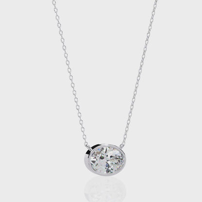 Aura Bezel Solitaire Pendant