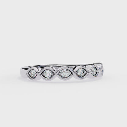 Zeromakin Marquise Bezel Ring