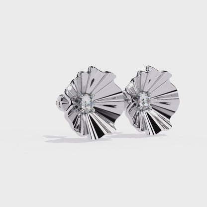 Lunaria Bloom Diamond Earrings