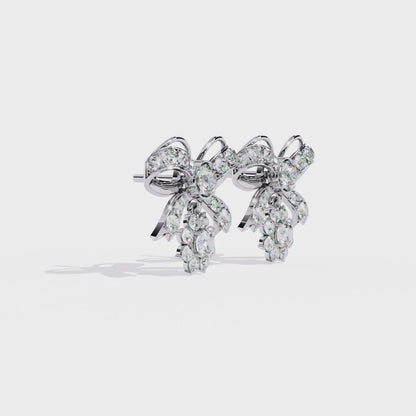 Seraphine Bow Diamond Earrings