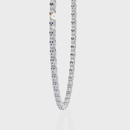 Zeromakin Ovalis Tennis Necklace
