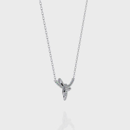 Seraphina Knot Diamond Necklace