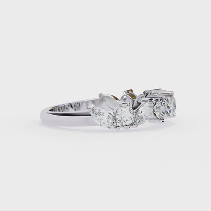 Celeste Arc Diamond Ring