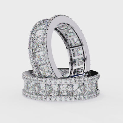 Princess Cut Diamond Eternity Band Ring